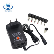 30W Universal Power Supply 3V 4.5V 5V 6V 7.5V 9V 12V Adjustable Variable AC/DC Adapter with 5V 2.1A USB Port